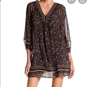Joie Abba Paisley Silk Mini Dress S